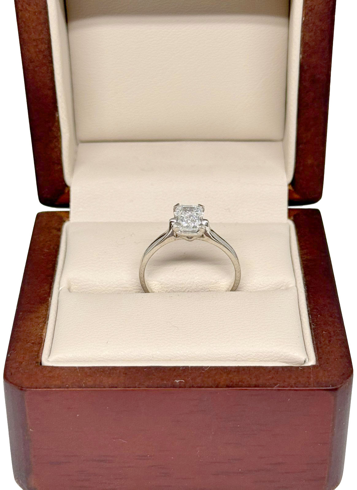 Anillo de Diamante de Laboratorio 1.04 Esmeralda DJL006