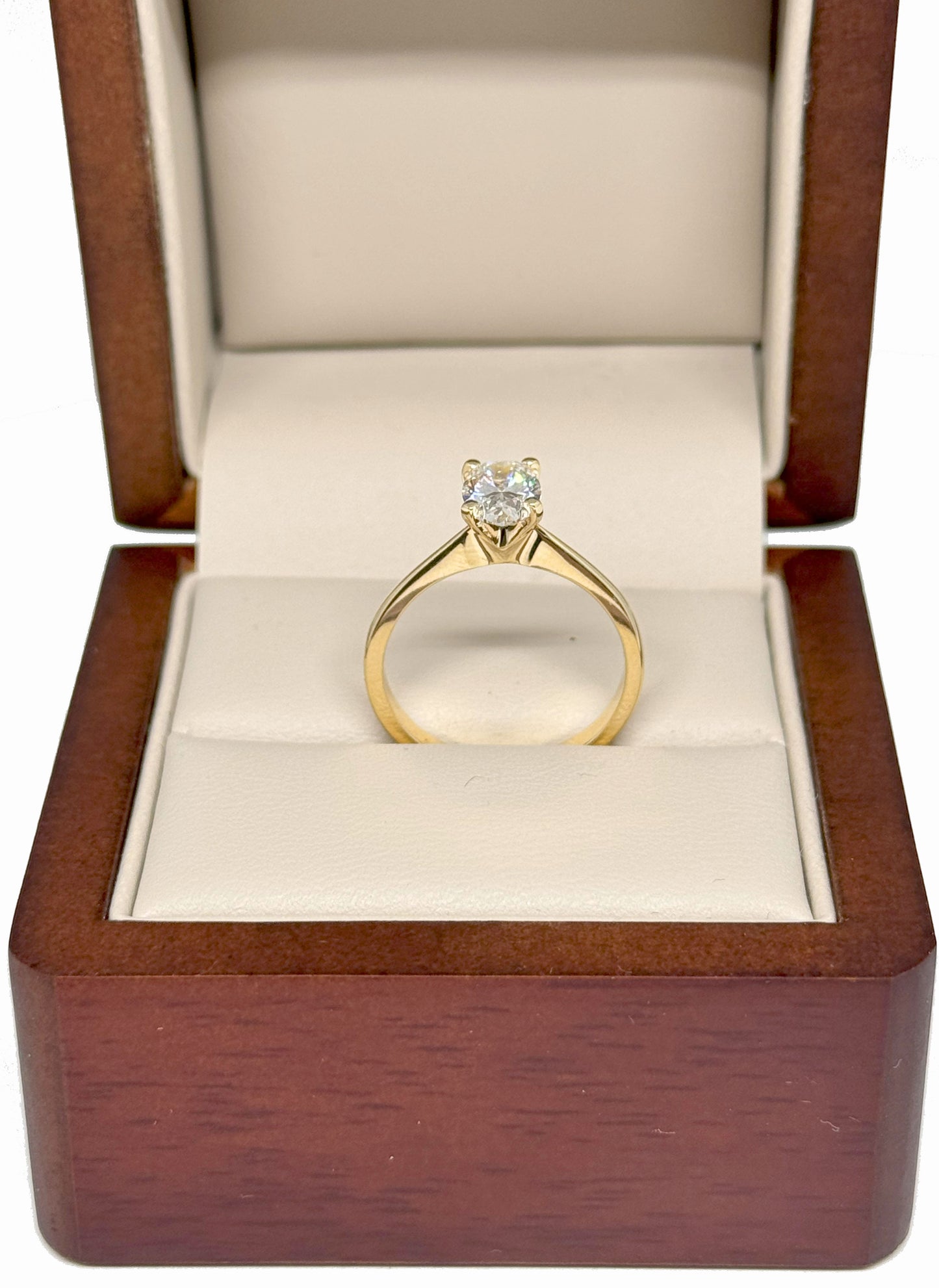 Anillo de Diamante de Laboratorio .90 cts Oval DJL015