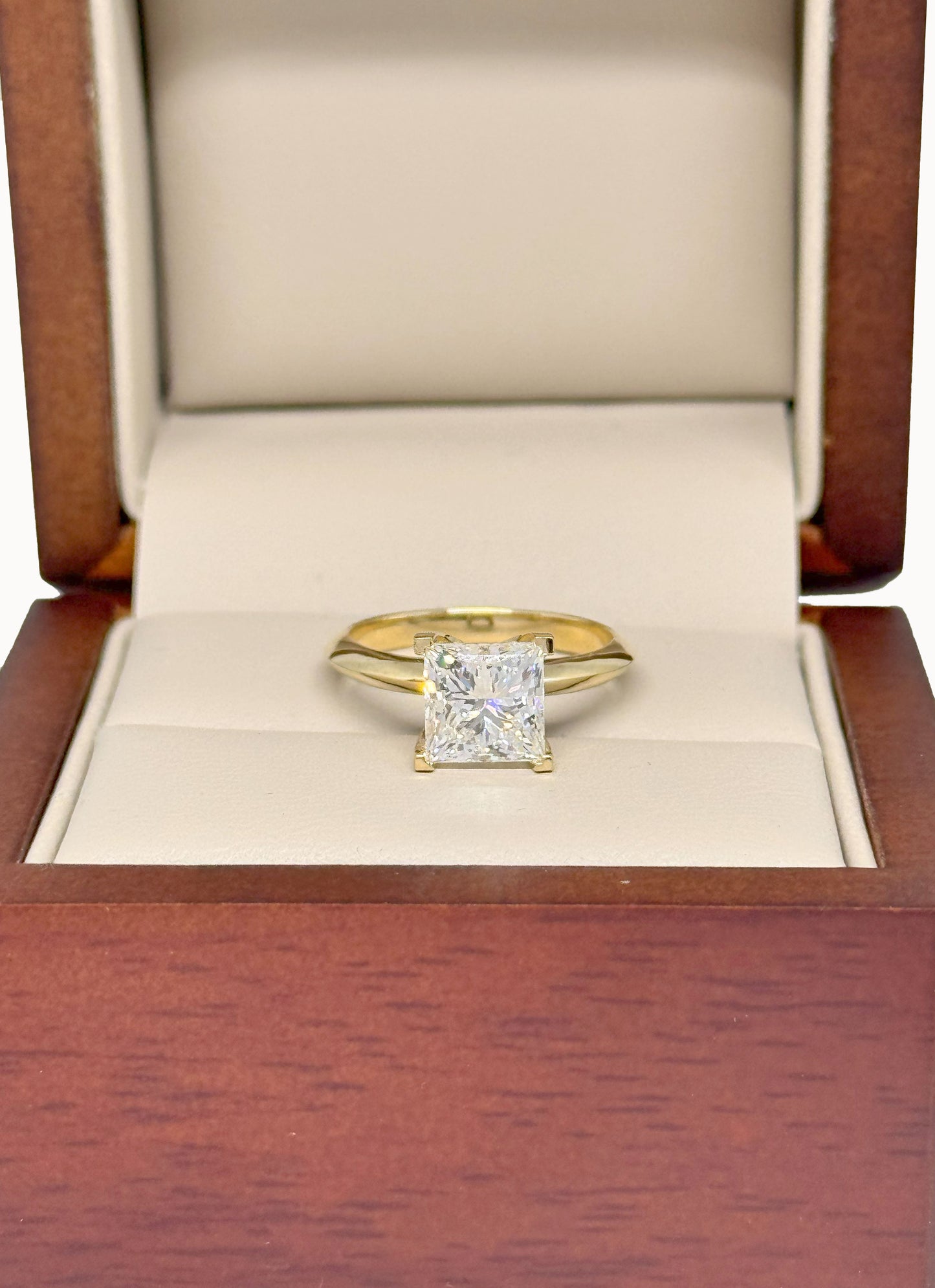 Anillo de Diamante de Laboratorio 2.22 cts Princess DJL010