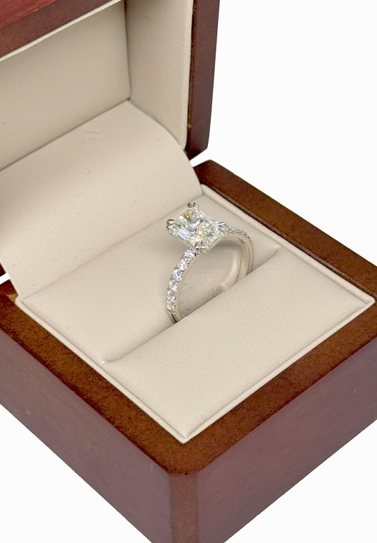Anillo de Diamante de Laboratorio 2.07 cts Radiant DJL014