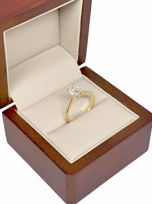Anillo de Diamante de Laboratorio .90 cts Oval DJL015