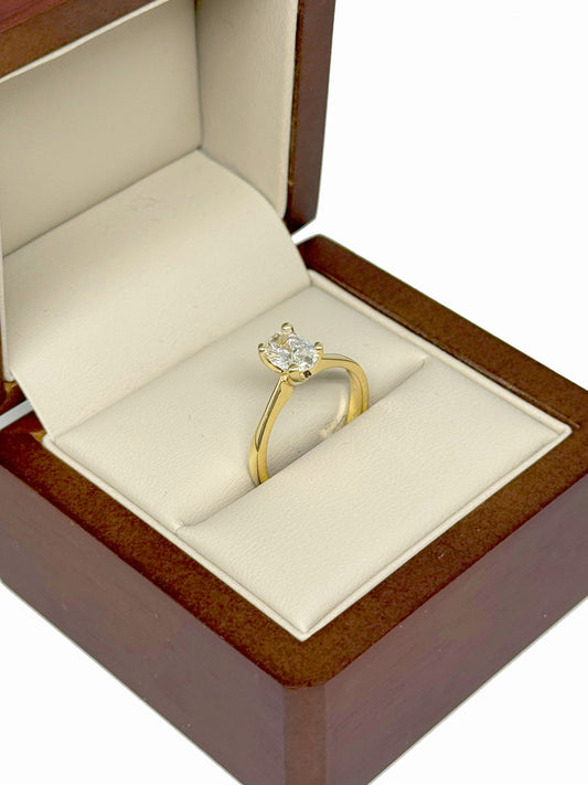 Anillo de Diamante de Laboratorio .73 cts Oval DJL017